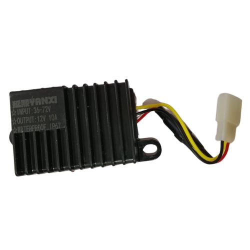 Wholesale 10A BLACK with LIGHT FUSE CONVERTOR (091) - Low Speed Scooty & EV Parts UP East